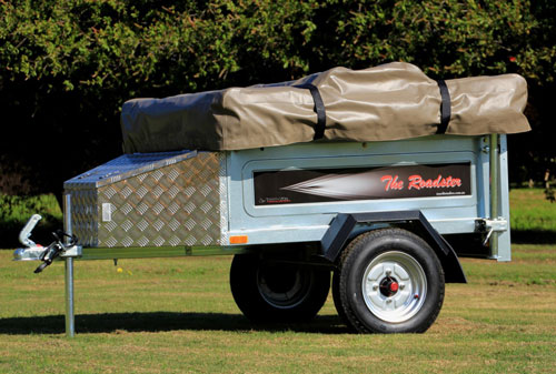 roadster motorcycle camper trailer